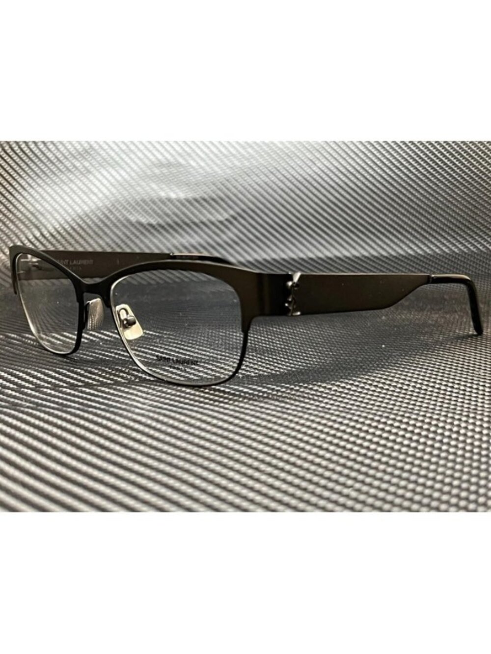 New Yves Saint Laurent Women  Black Eyeglasses  54- 17-